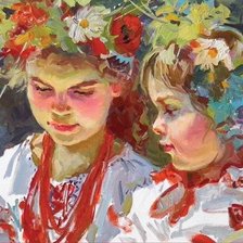 Схема вышивки «Україночки»