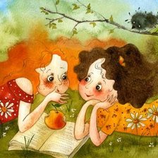 Схема вышивки «подружки»