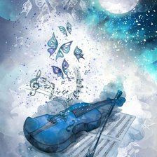Схема вышивки «Волшебная скрипка 2»