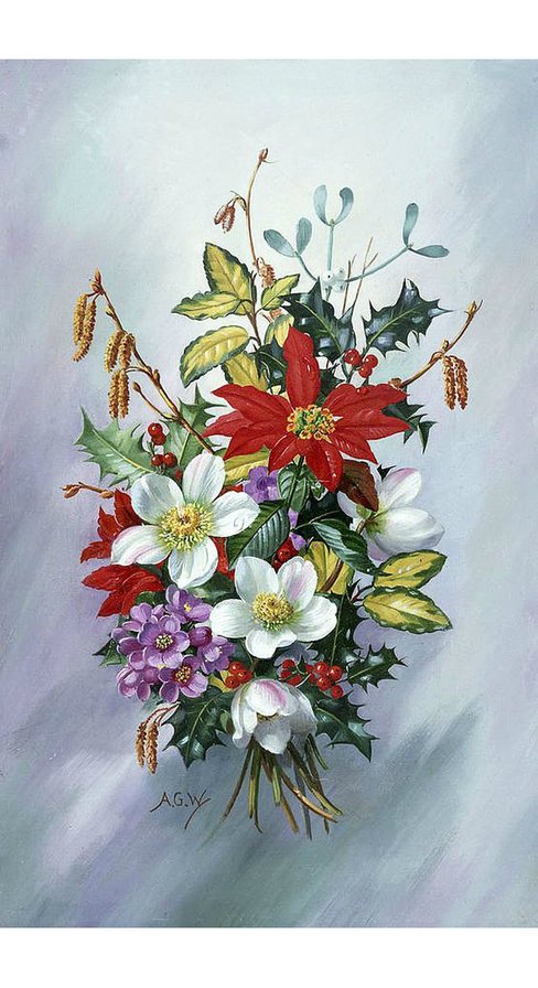 Букет - цветы - оригинал