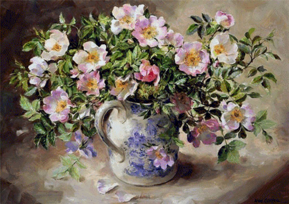 Натюрморты Anne Cotterill - натюрморт, цветы - предпросмотр