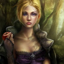 Схема вышивки «девушка»