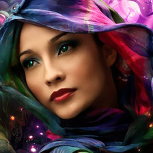 Схема вышивки «девушка»