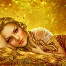 Схема вышивки «девушка»