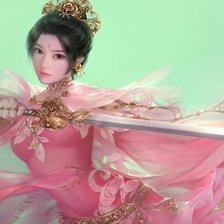 Схема вышивки «девушка»