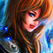 Схема вышивки «девушка»