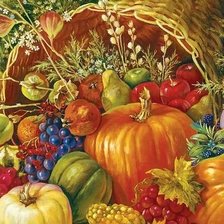 Схема вышивки «Рог изобилия»