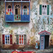 Схема вышивки «Город 2»