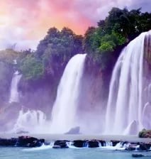 Схема вышивки «водопад»