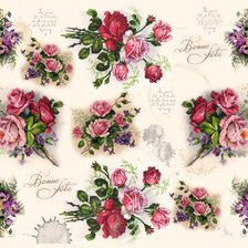 Схема вышивки «Ретро картинки .»