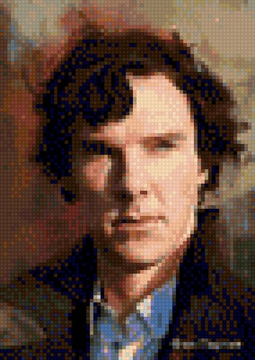 Камбербэтч Бенедикт - актер, портрет, картина, шерлок - предпросмотр