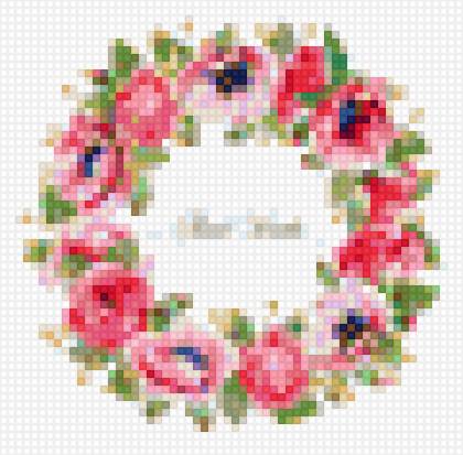 ковёр кукольный. - маки, ковер, микро - предпросмотр