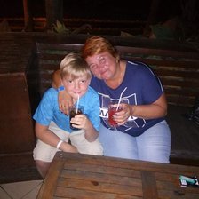 Схема вышивки «подруга с сыном»