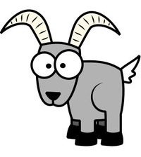 Схема вышивки «Коза»