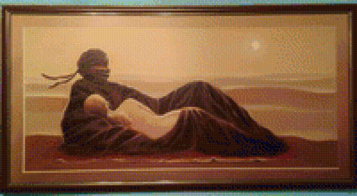 в пустыне бедуин с девушкой - бедуин с девушкой - предпросмотр