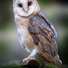 Схема вышивки «Сова-сипуха»