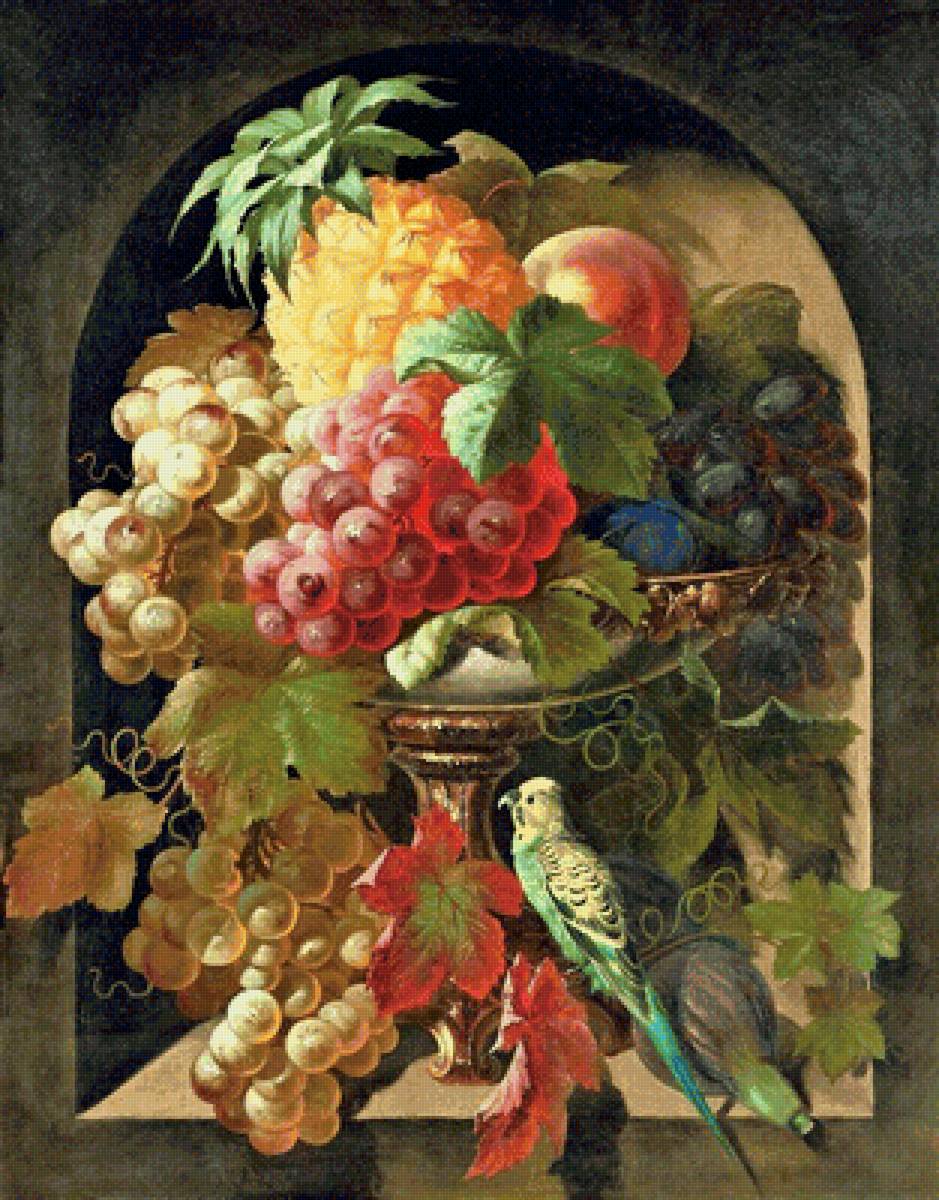 3 натюрморт - натюрморт, живопись, картина, фрукты - предпросмотр