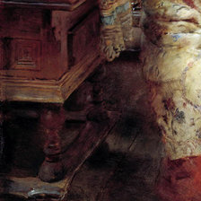 Схема вышивки «Маковский Девушка у окна Часть 3»