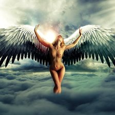 Схема вышивки «Ангел»