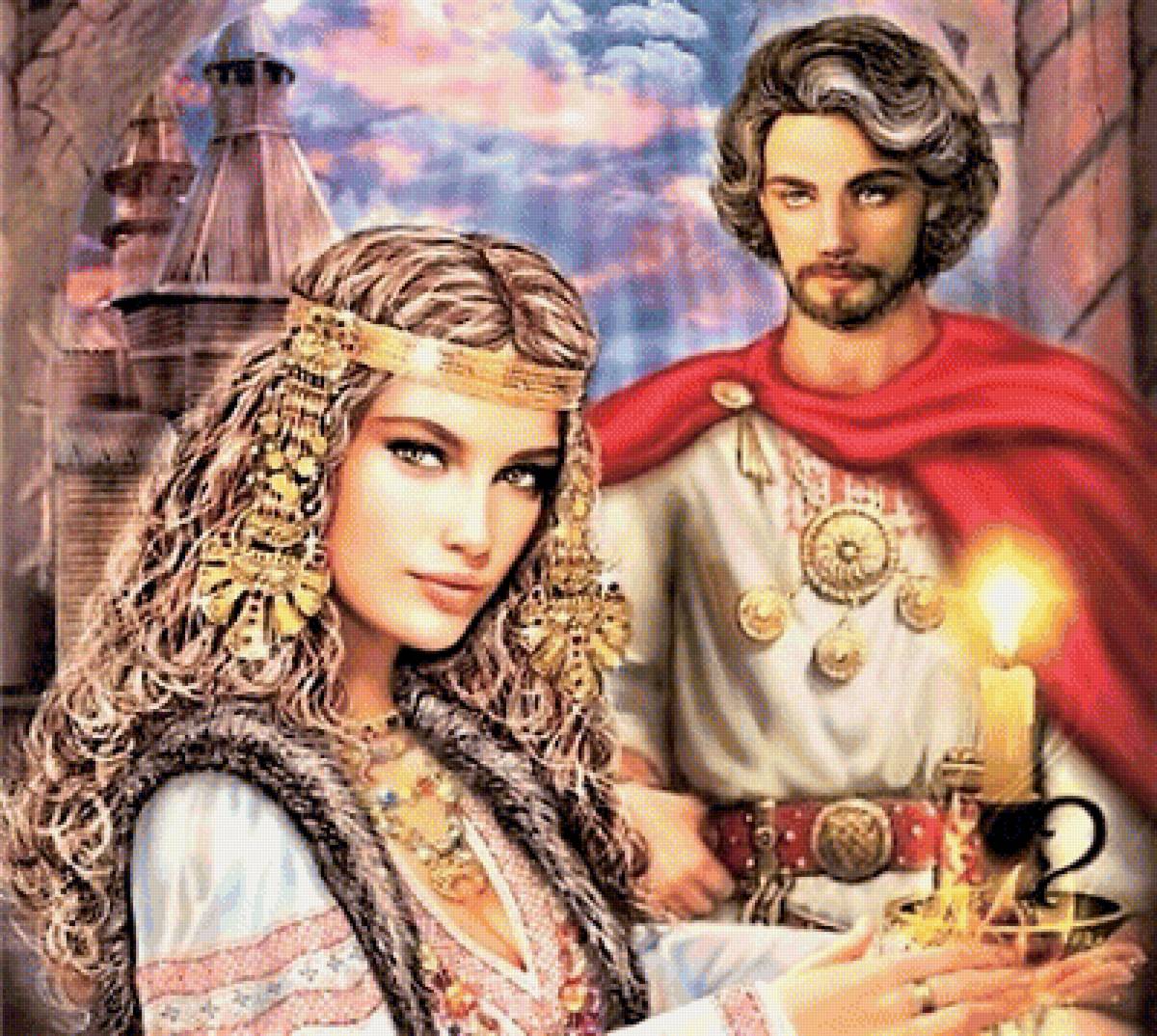 ведьма и князь2 - иллюстрация - предпросмотр