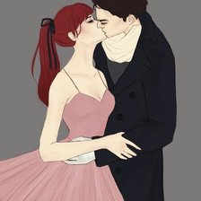 Схема вышивки «Зимний Солдат и Чёрная Вдова»