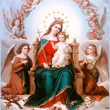 Схема вышивки «ангелы»