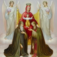 Схема вышивки «икона»