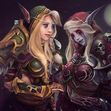 Схема вышивки «Сильвана и Аллерия»