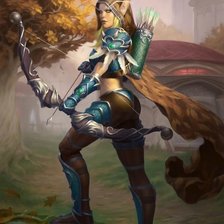 Схема вышивки «Сильвана Ветрокрылая»