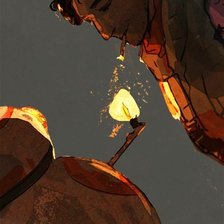 Схема вышивки «Звёздный войны | Poe Dameron and BB-8»