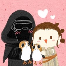 Схема вышивки «Звёздный войны | Reylo»