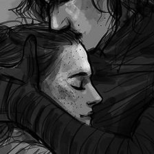 Схема вышивки «Звёздный войны | Reylo»