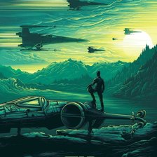 Схема вышивки «Звёздный войны | The Last Jedi»