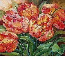 Схема вышивки «цветы»