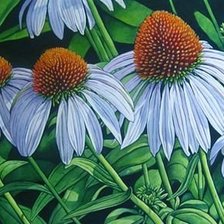 Схема вышивки «цветы»