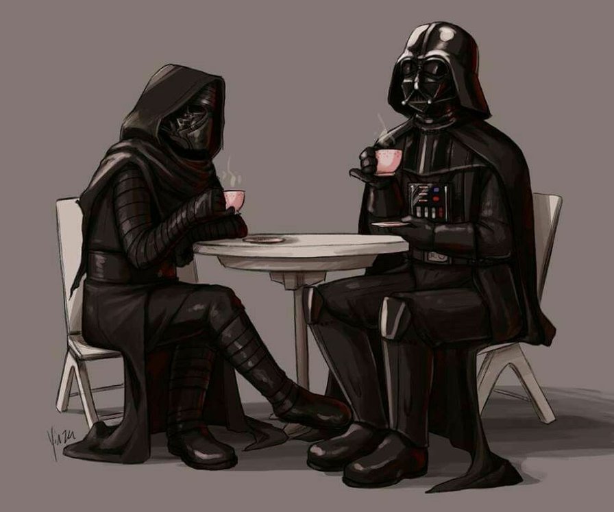 Звёздный войны | Dart Vader and Kylo Ren - star wars, звездные войны, dart vader, kylo ren - оригинал