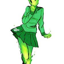 Схема вышивки «Фуку-тян (Fuku Fire)»