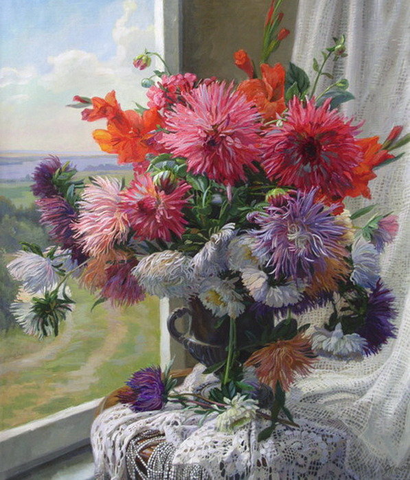 №1700191 - натюрморт, цветы - оригинал