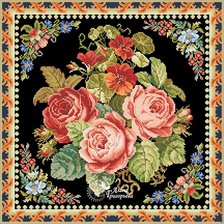 Схема вышивки «русские узоры»