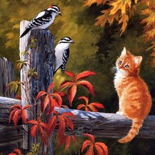 Схема вышивки «привет! А вы кто?»