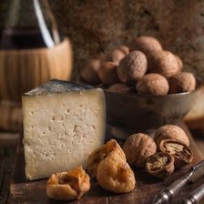 Схема вышивки «Сыр с орехами»