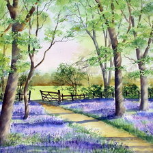 Схема вышивки «летняя опушка»