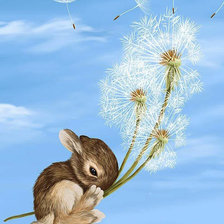 Схема вышивки «одуванчики»