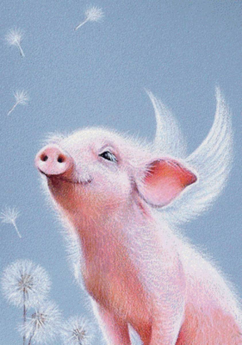 одуванчики - картина - предпросмотр