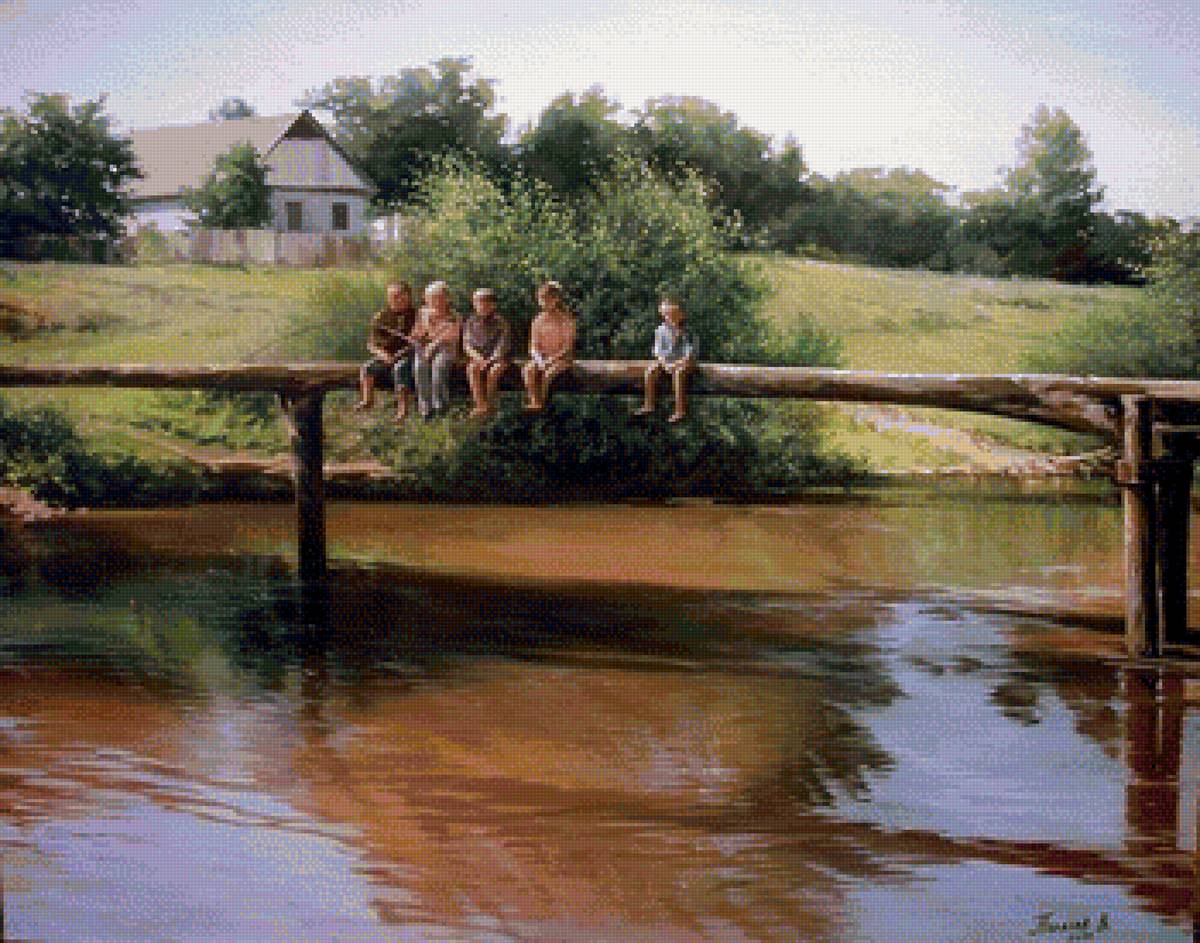 Детство - деревня, речка - предпросмотр