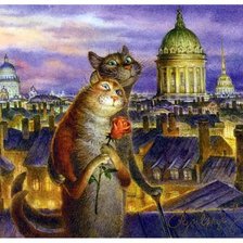 Схема вышивки «Питерские коты»