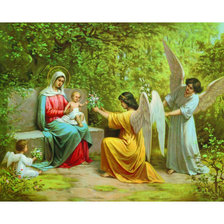 Схема вышивки «икона»