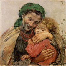 Схема вышивки «мадонна властимила хофмана»