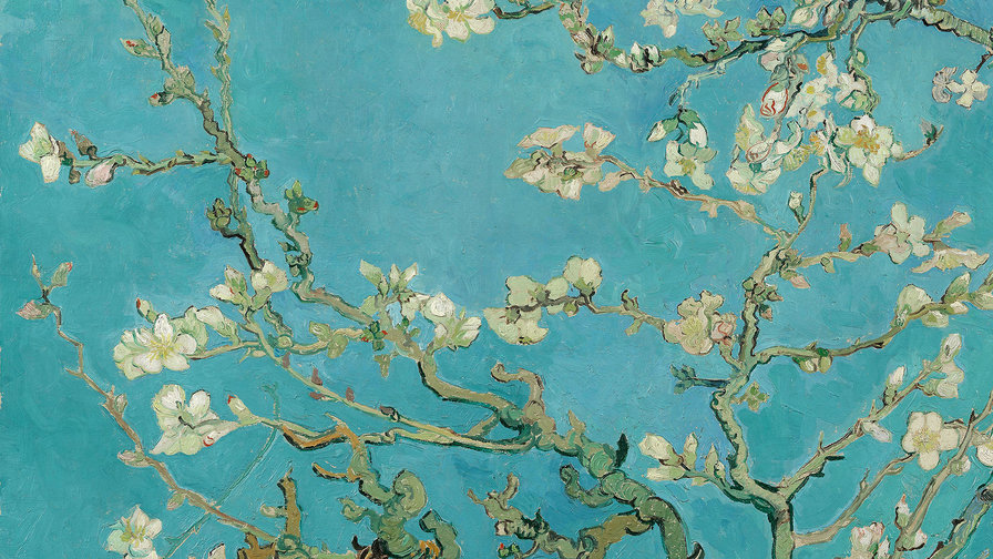 Ван Гог Ветка цветущего миндаля - оригинал
