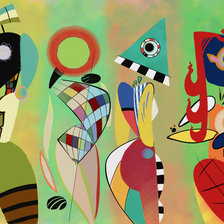 Схема вышивки «Кандинский 1»